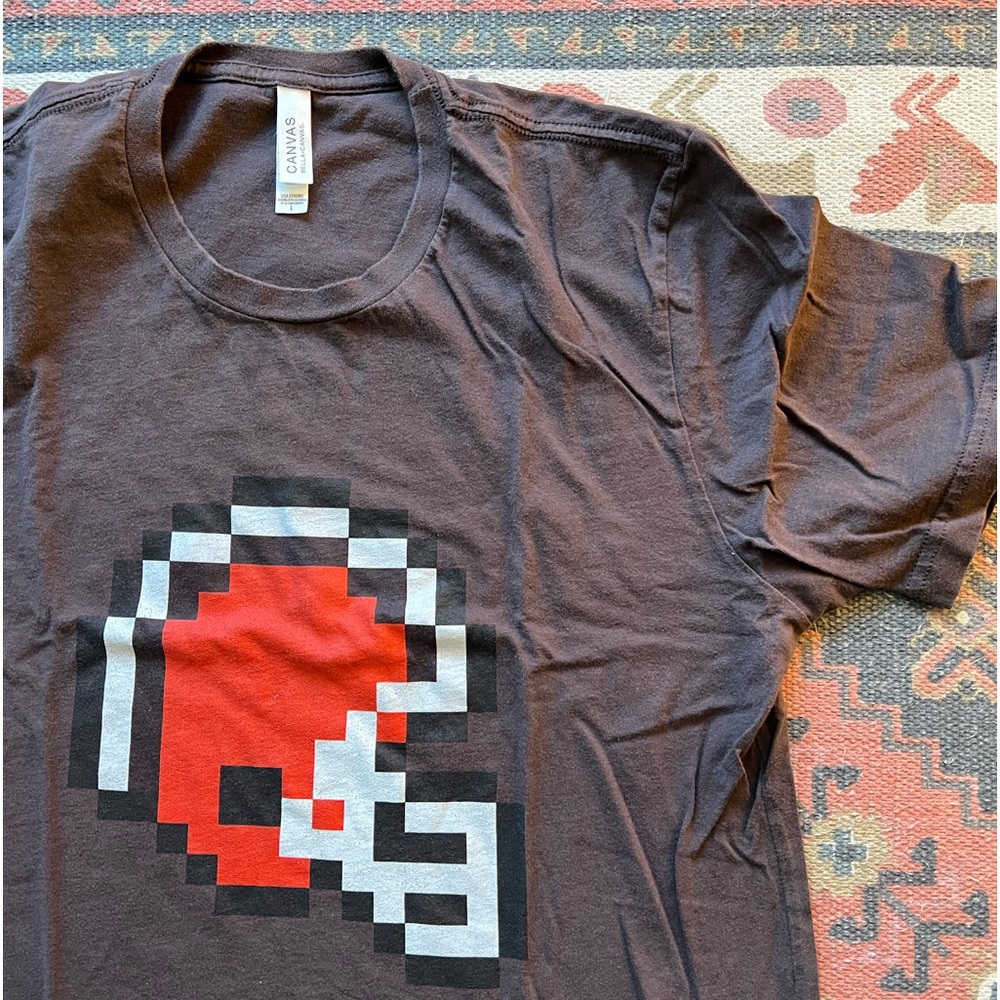 Cleveland Browns tecmo helmet logo size large